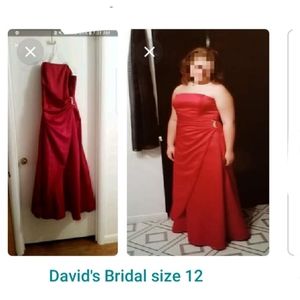 David's Bridal size 12 unaltered prom, formal, bridesmaid dress
